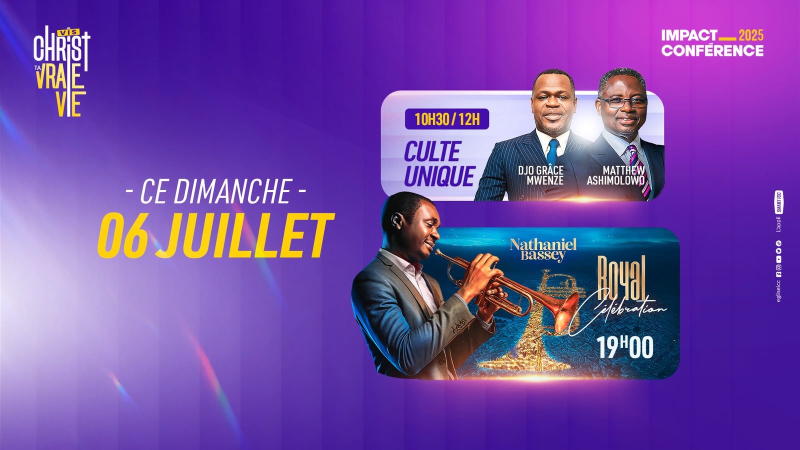 Culte unique — affiche