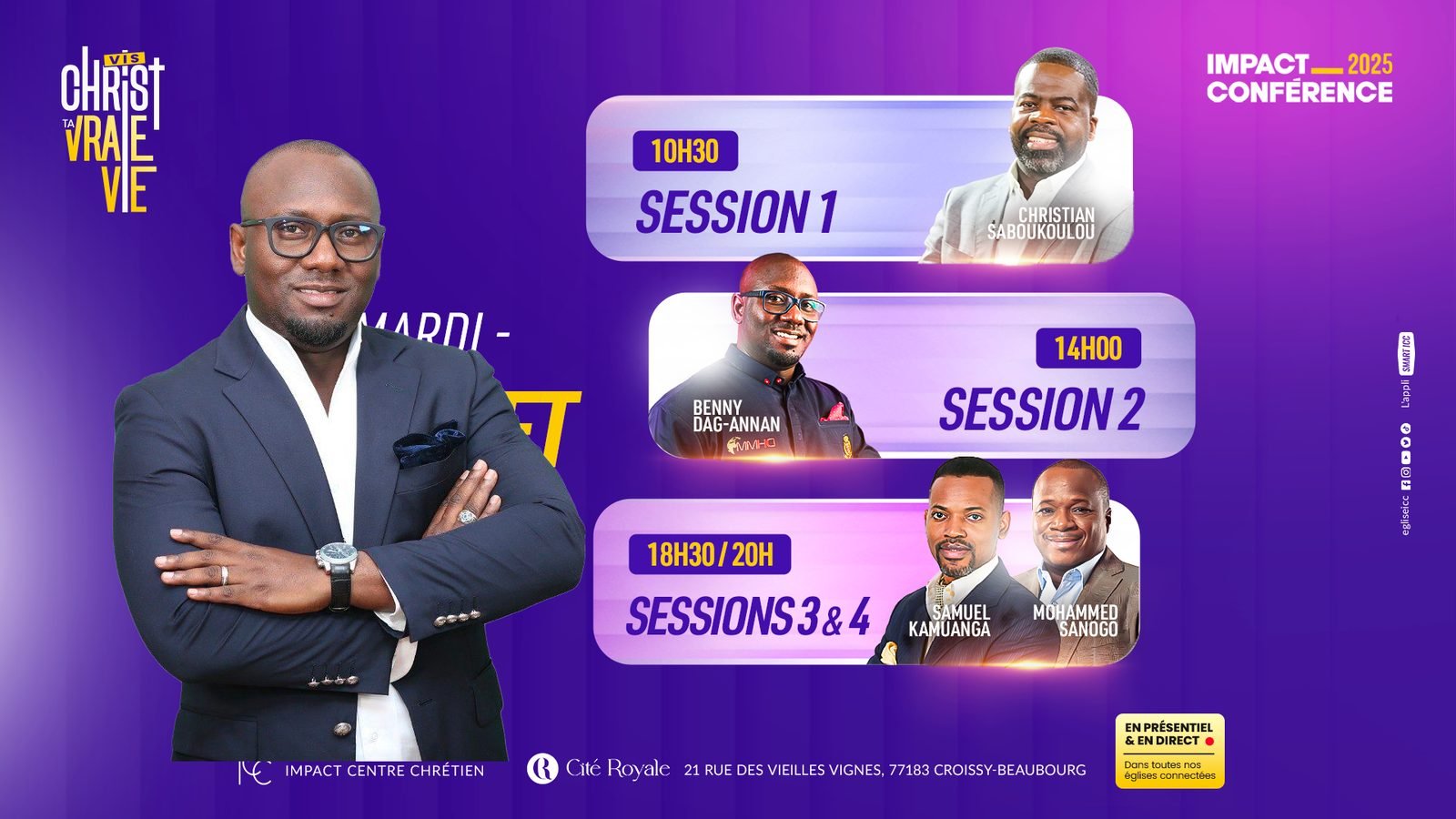 Programme des sessions