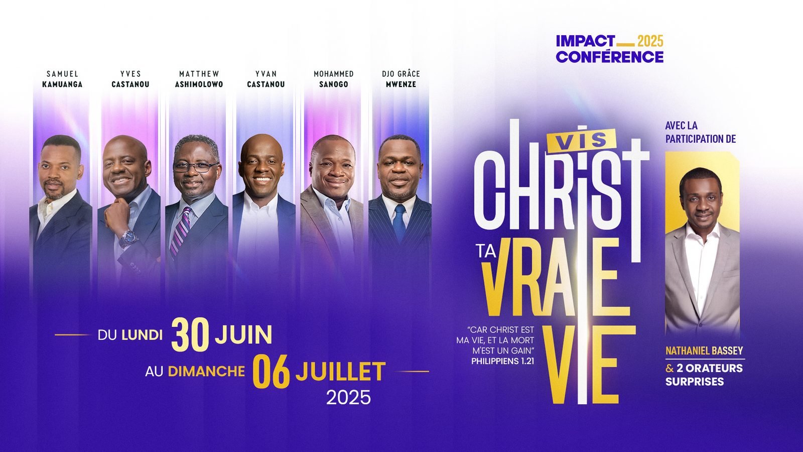 Key visual — Conférence internationale